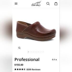Dansko Professional Brown Mules